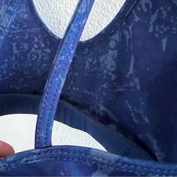 NWOT Anthropologie Daily Practice Sport Bra Blue Strappy XS - Picture 4 of 4